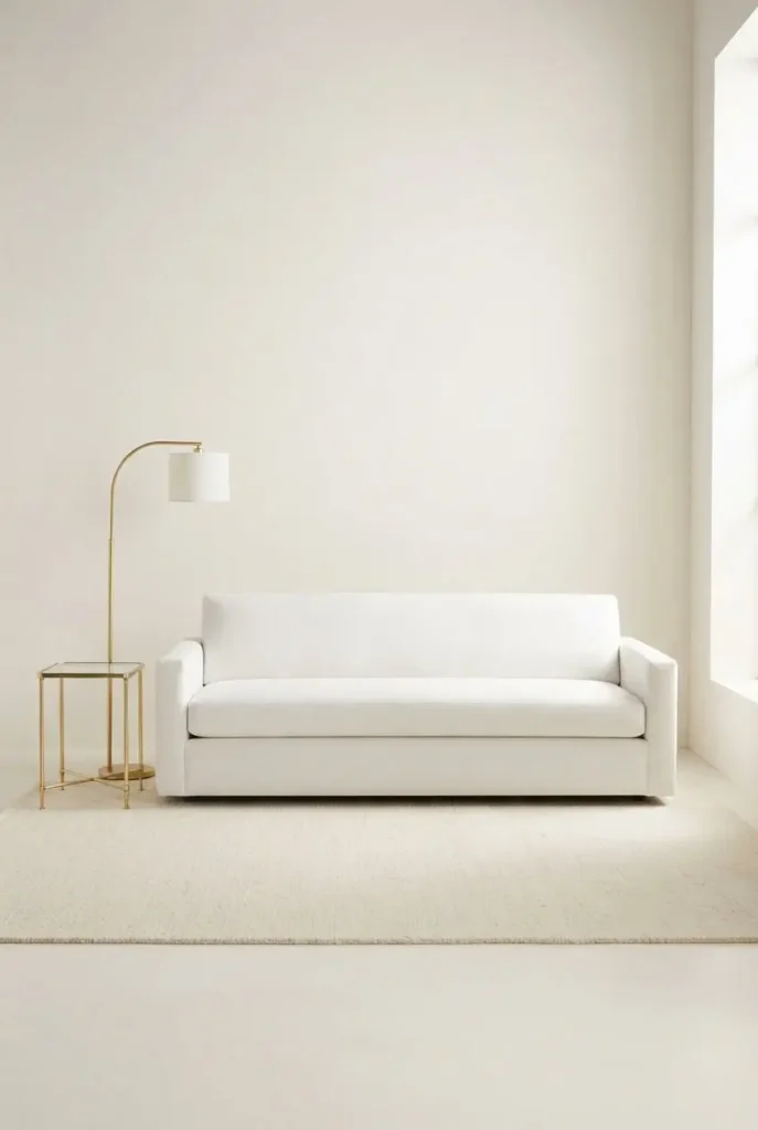 Minimalist White and Gold