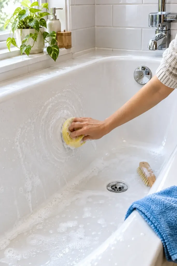 Scrub the Tub Gently