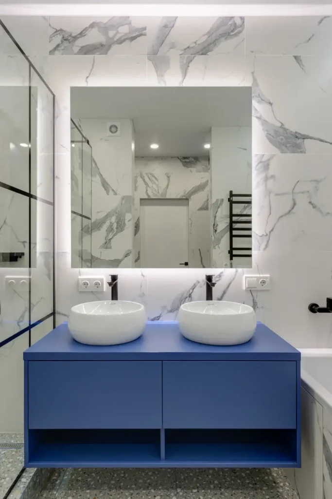 Finish with Black or Chrome Fixtures