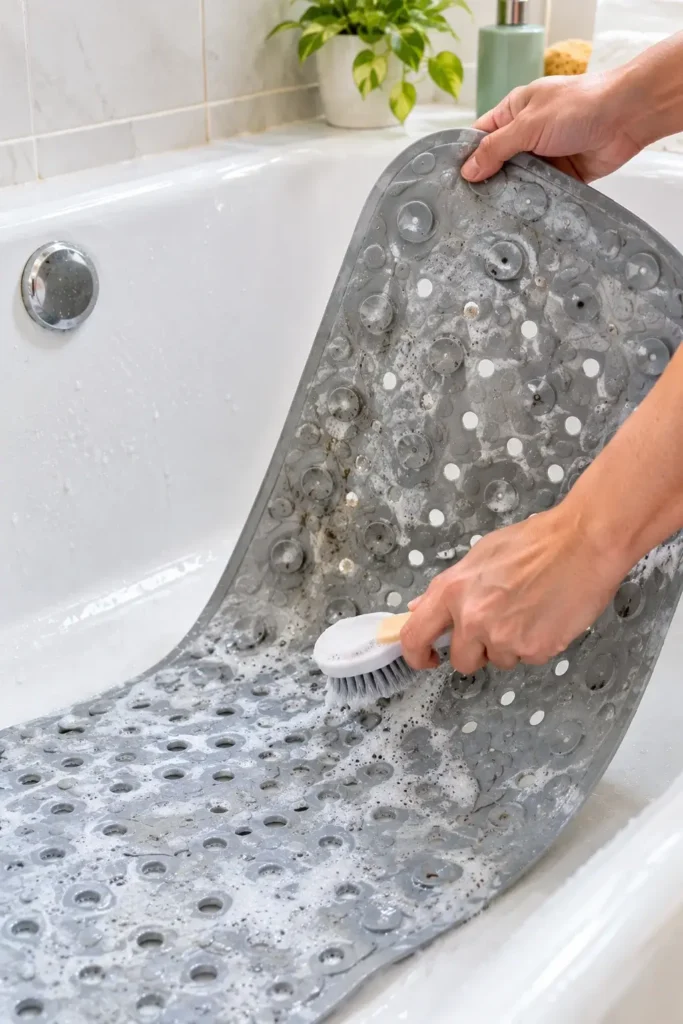 How to Clean a Bathtub Mat