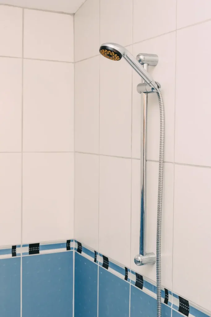 Pair White Fixtures with Blue Wall Panels