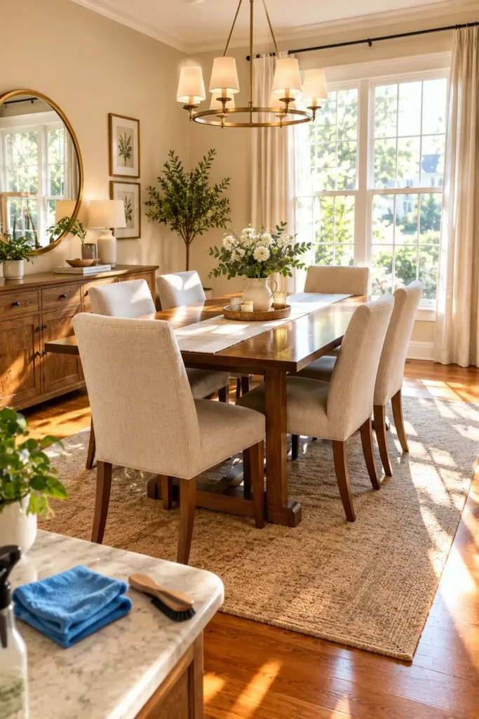 Dining Room Deep Cleaning Checklist