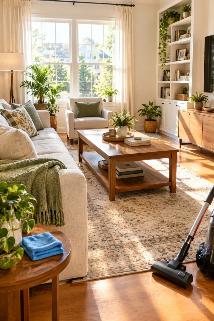 Living Room Deep Cleaning Checklist