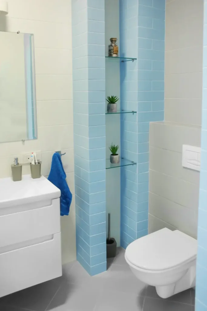 Bring Ocean Colors into Your Bathroom