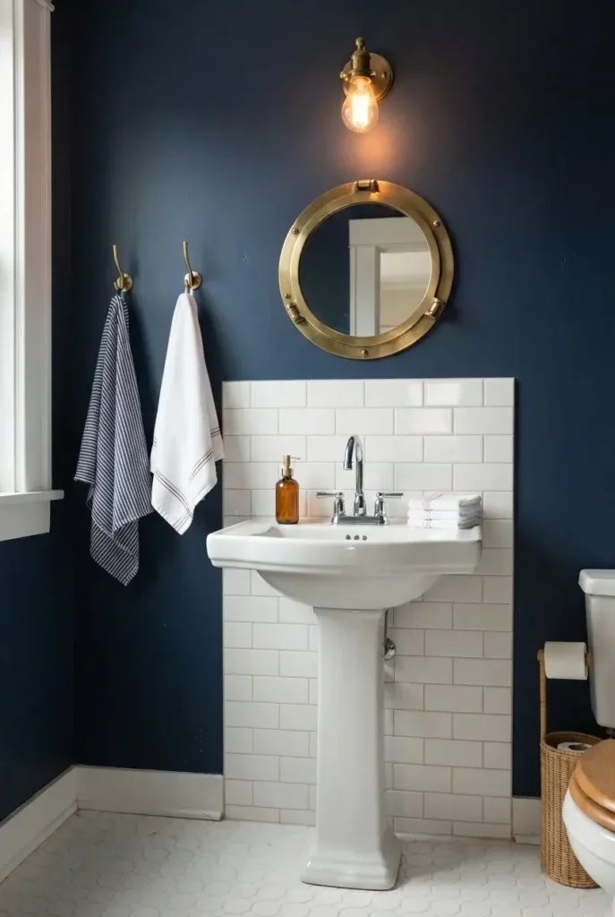 Nautical Blue Bathroom