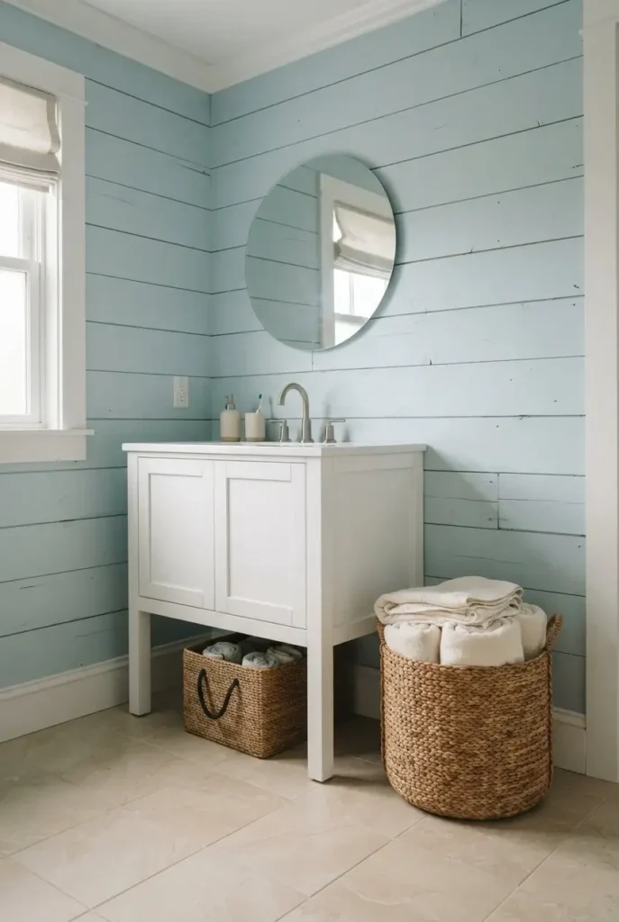 Coastal Blue Bathroom