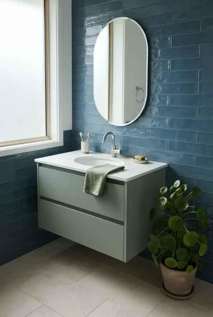 Blue and Green for a Natural Feel