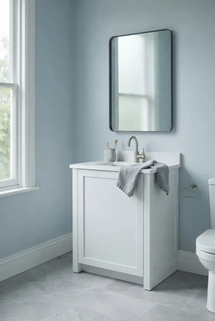 Blue and Gray for a Soft Modern Look