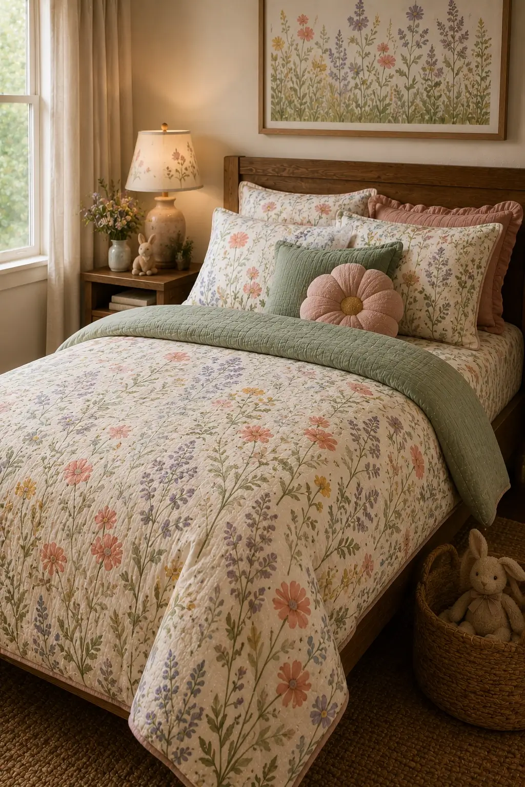 Design a Wildflower-Inspired Girls Bedroom