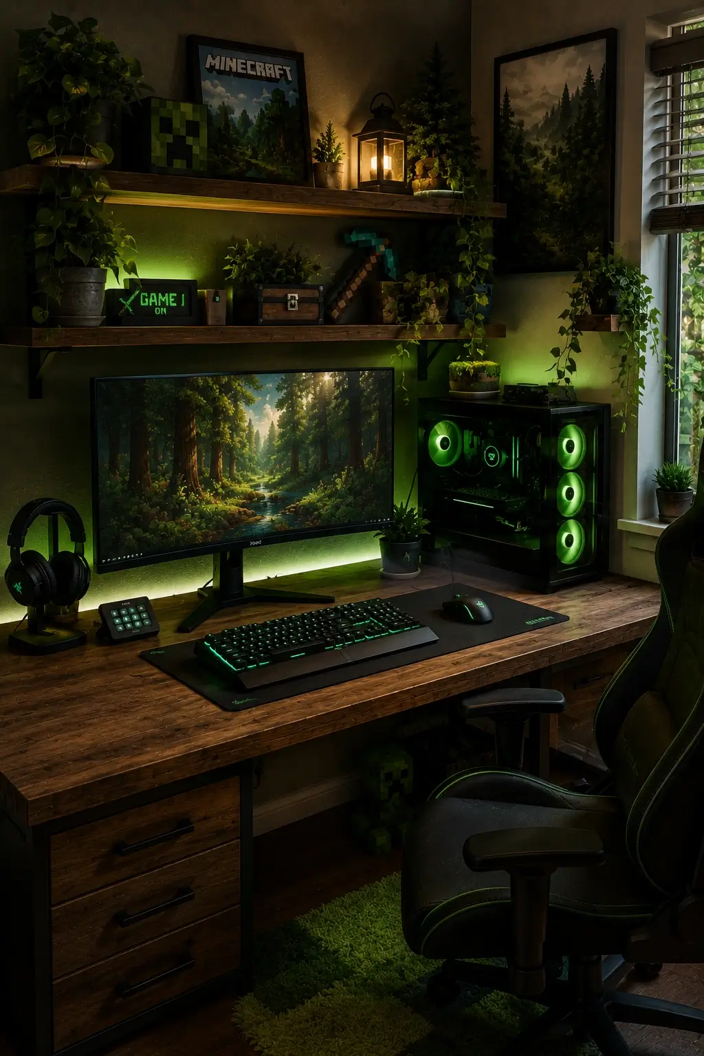 Style a Woodland Gaming Corner