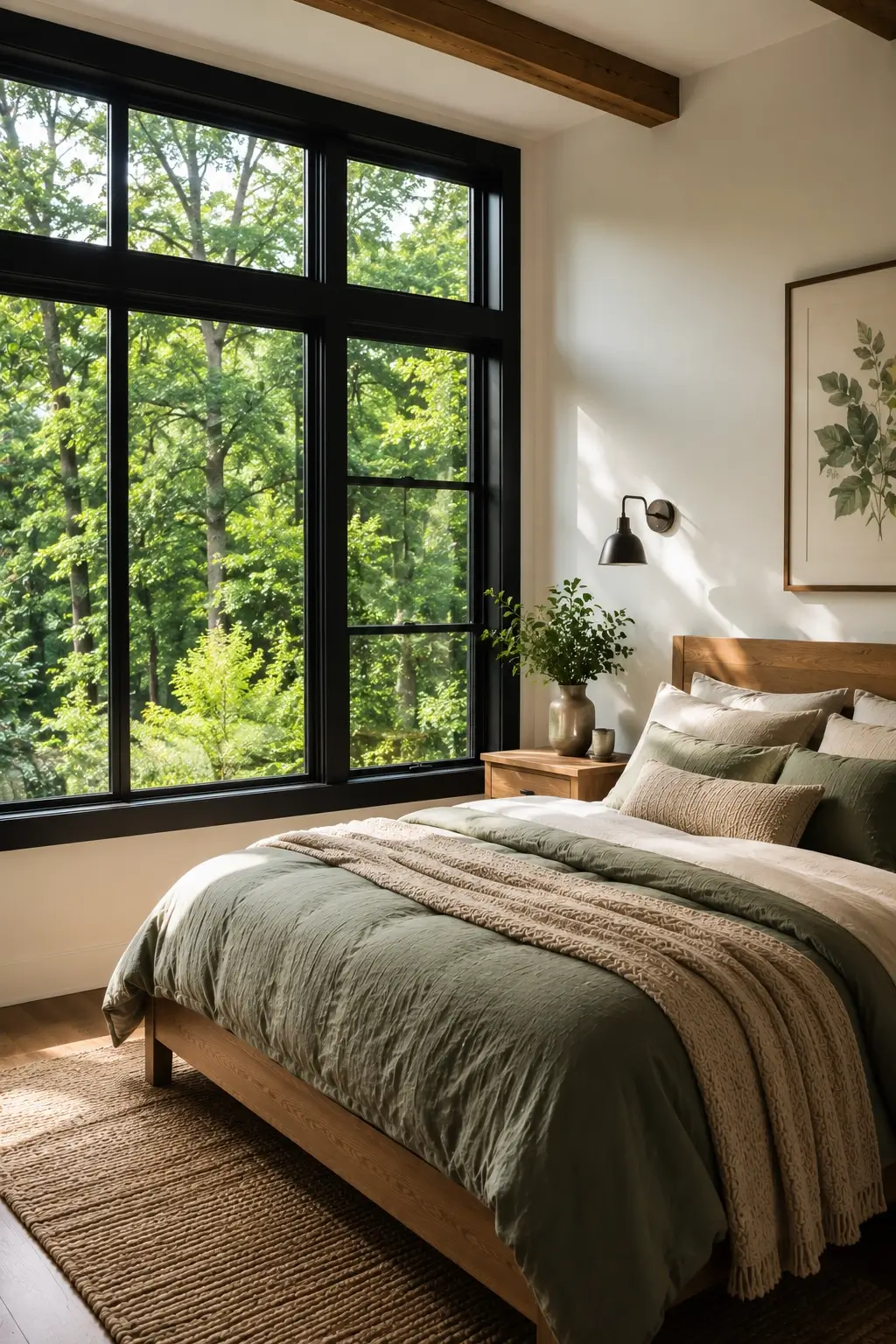 Frame the Outdoors with Dark Trim