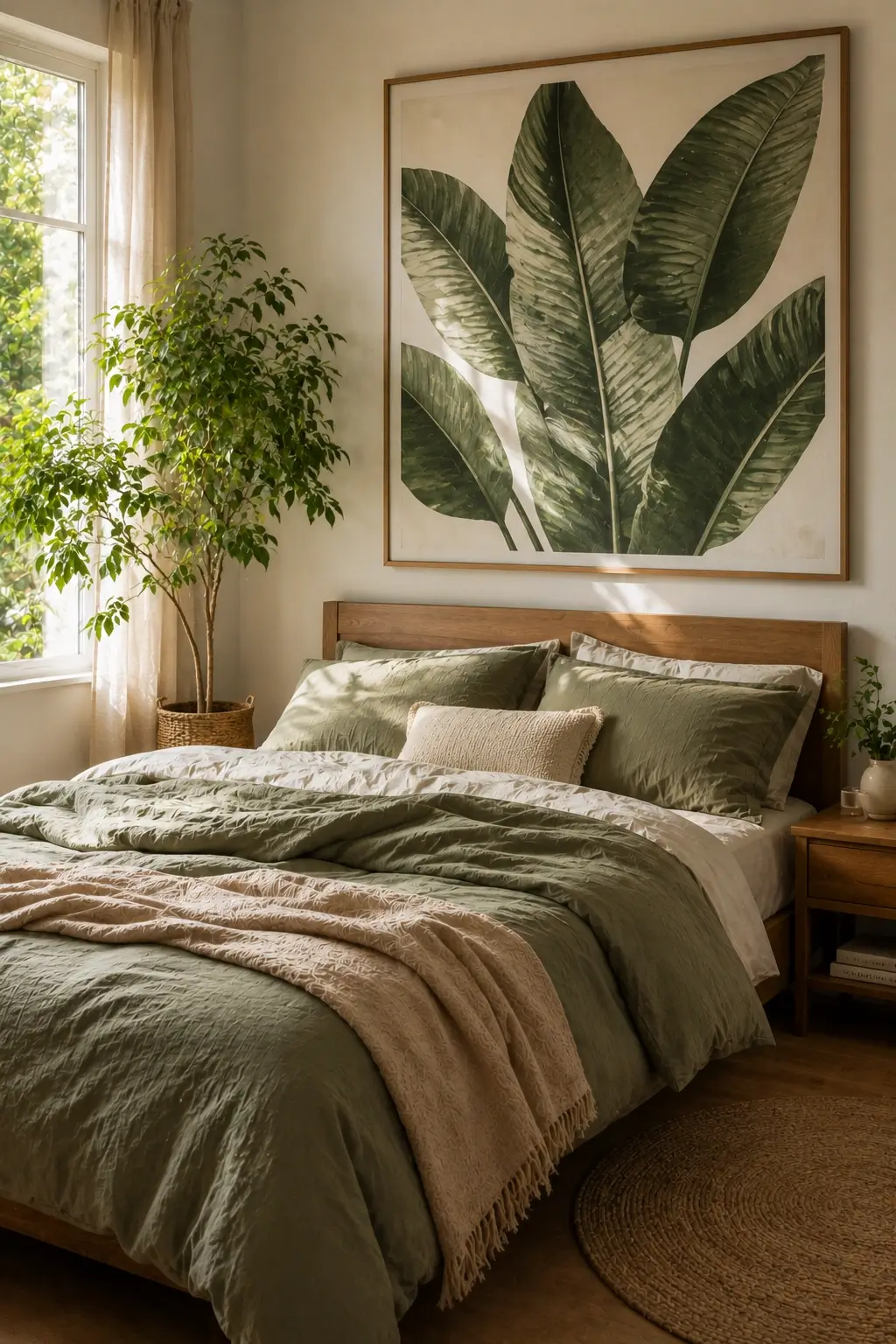 Add Oversized Botanical Artwork