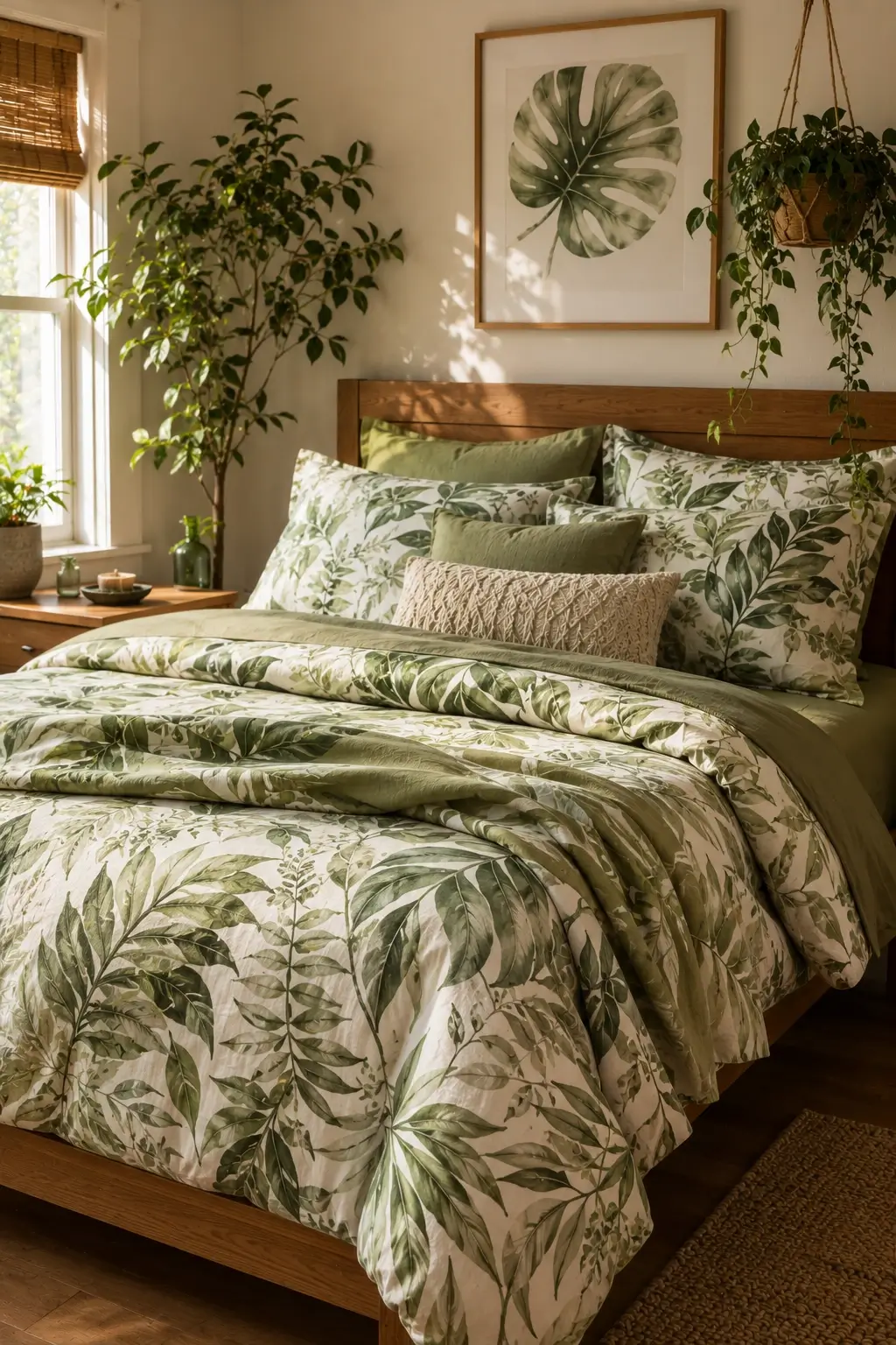 Make a Statement with Botanical Bedding