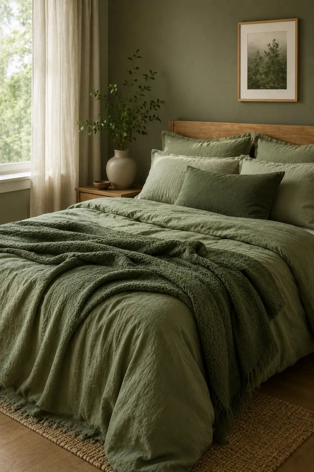 Commit to a Monochromatic Green Palette