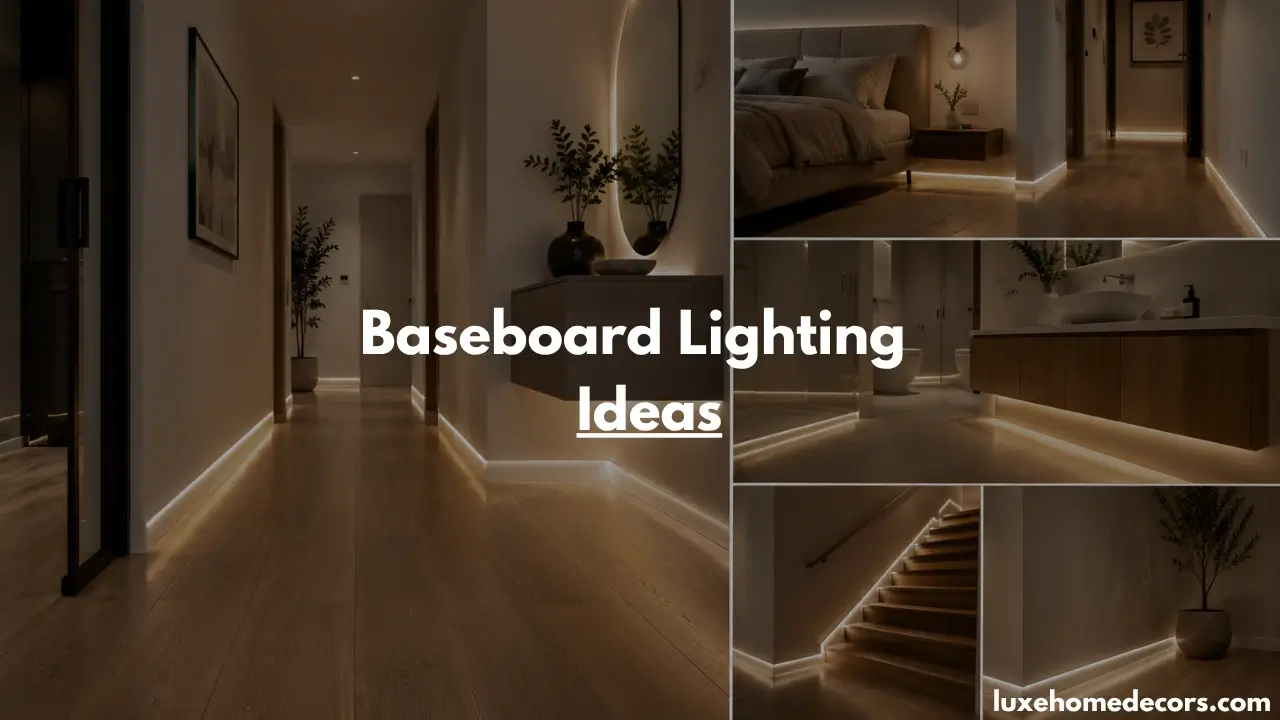 Baseboard Lighting Ideas