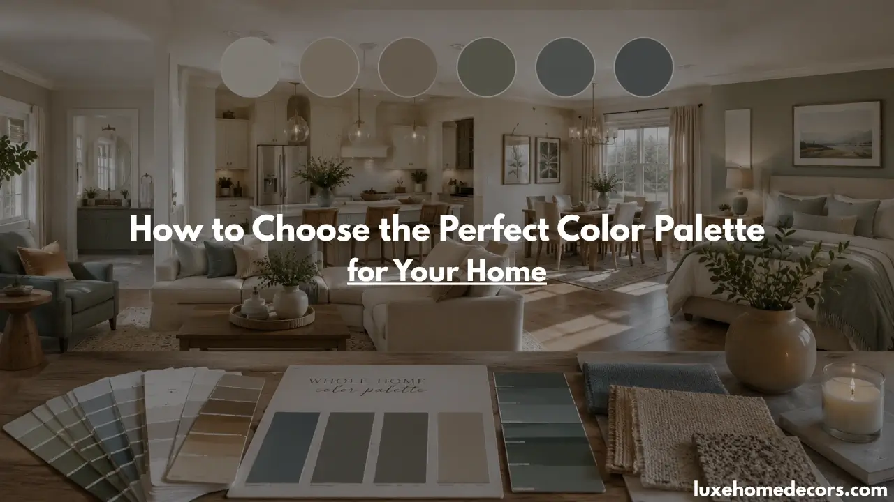 How to Choose the Perfect Color Palette for Your Home