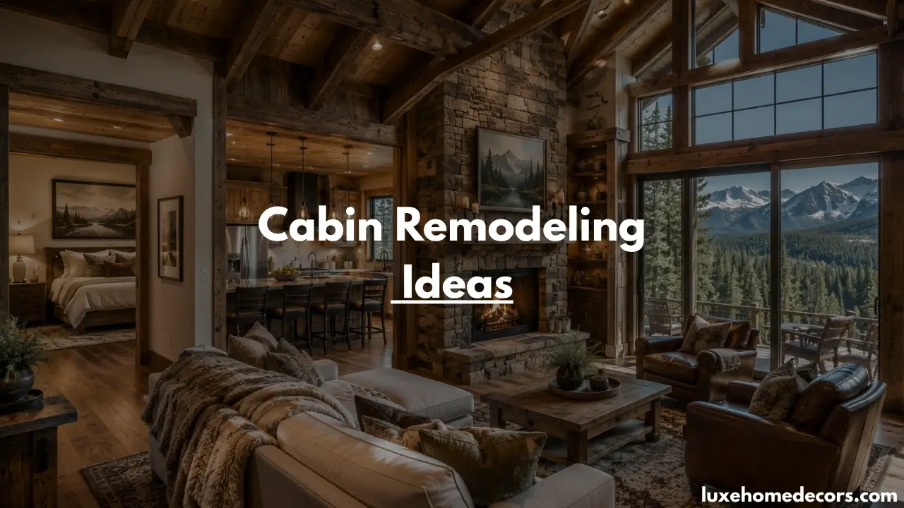 Cabin Remodeling Ideas