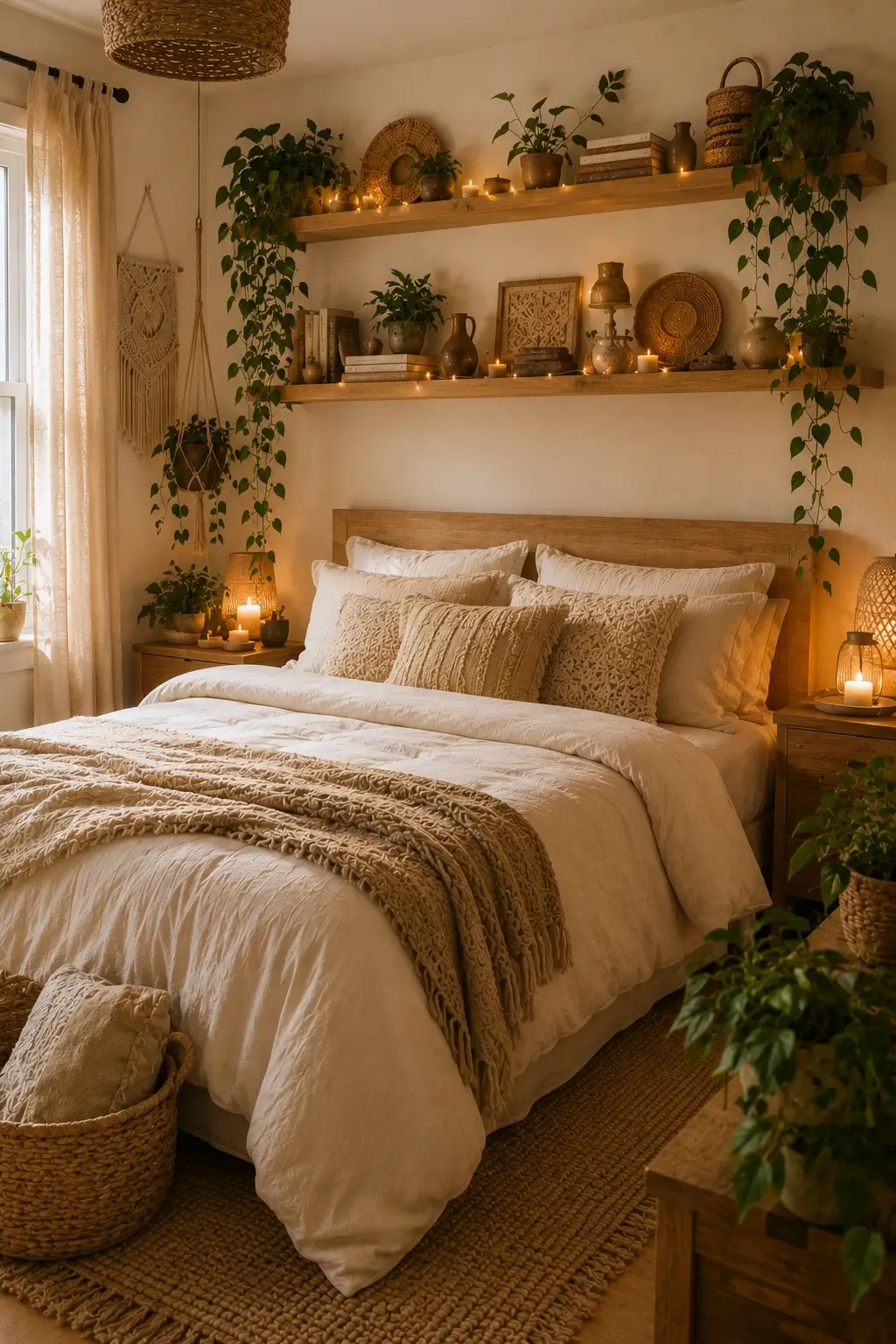 Boho Shelf Styling